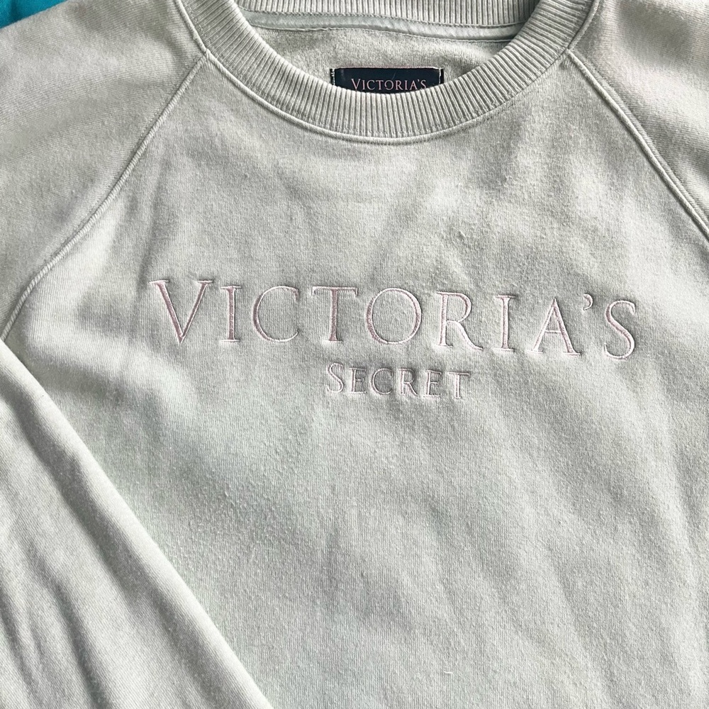 Victoria's Secret Light Gray Sweatshirt
